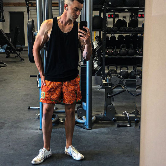 Anime Men Devil Fruit Manga Sports Shorts To Gym Fit